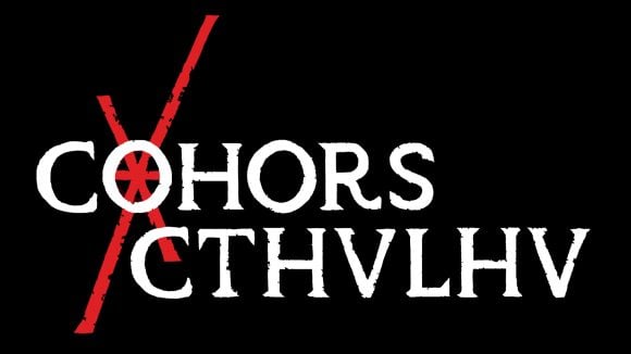 Cohors Cthulhu release date - Modiphius graphic showing the game logo