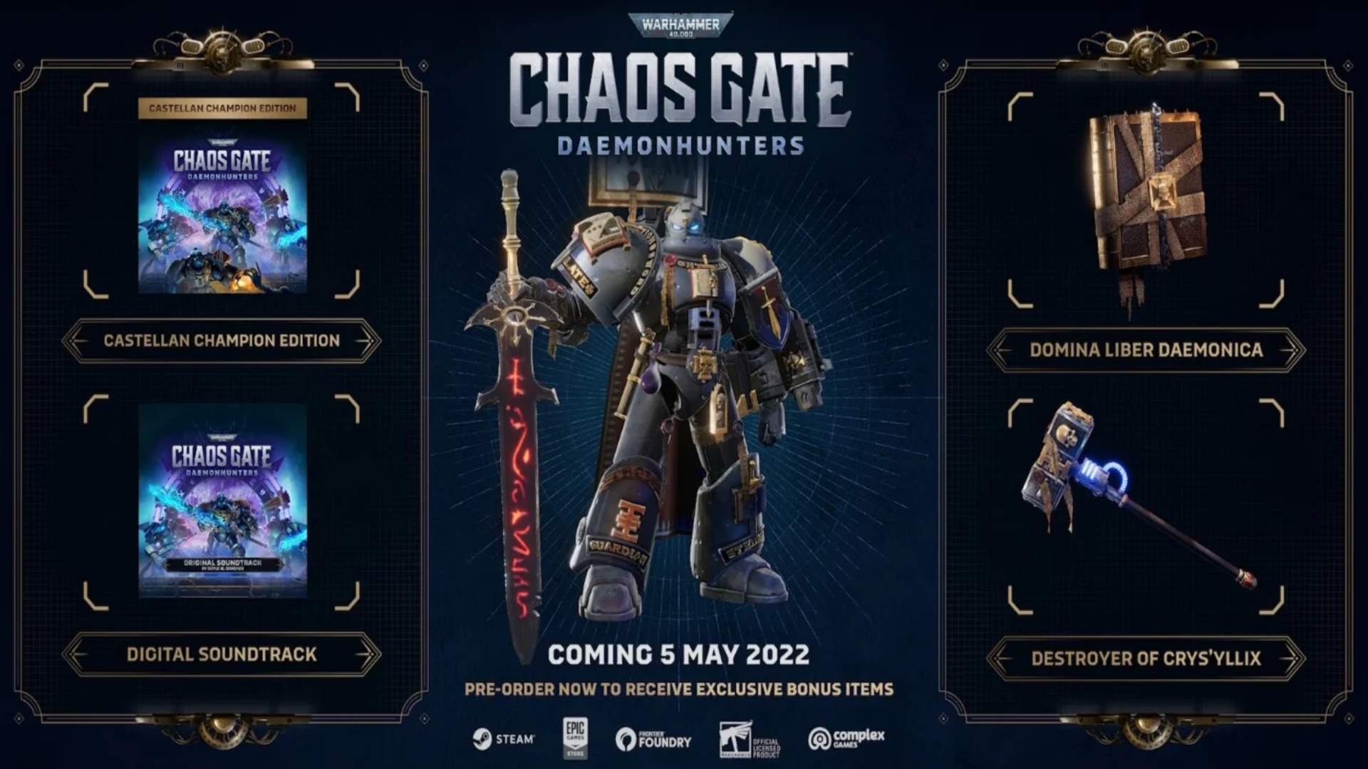 Warhammer 40,000: Chaos Gate - Daemonhunters - Grandmaster Vardan Kai is  pleased to report that your Justicars have purged over 55 million enemies  of the Imperium, since launch. This proves that your