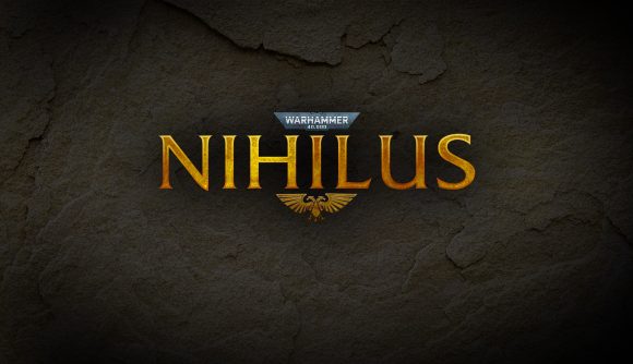 Warhammer 40k FromSoftware game Henry Cavill - Official logo for the Warhammer 40k Nihilus videogame featuring Henry Cavill - showing the Warhammer 40k logo and Imperial Aquila