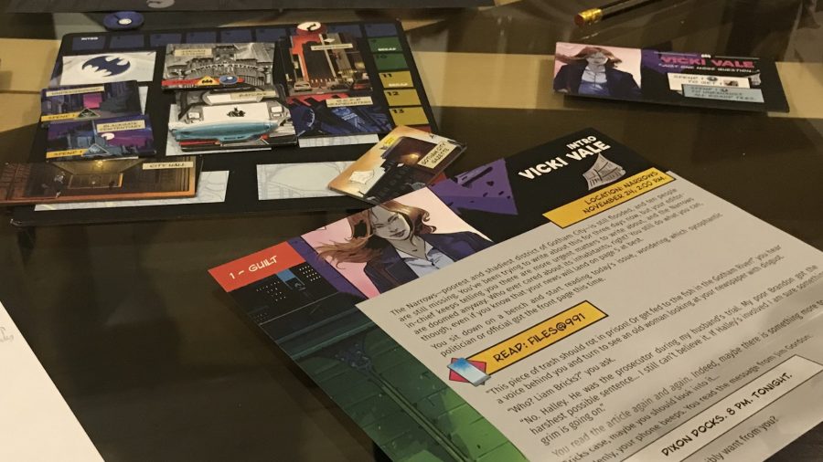 Batman: Everybody Lies board game review - an image of Batman Everybody Lies being played on a table