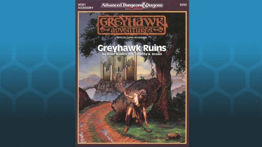 Dnd Greyhawk: the front cover of a dnd module greyhawk ruins