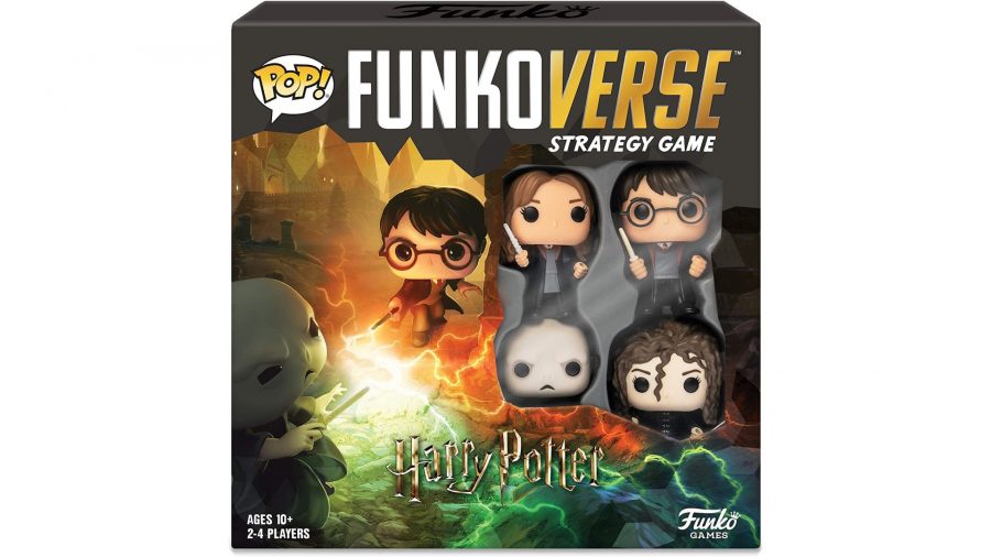 Harry Potter board games: the front cover of the Harry potter board game Funkoverse