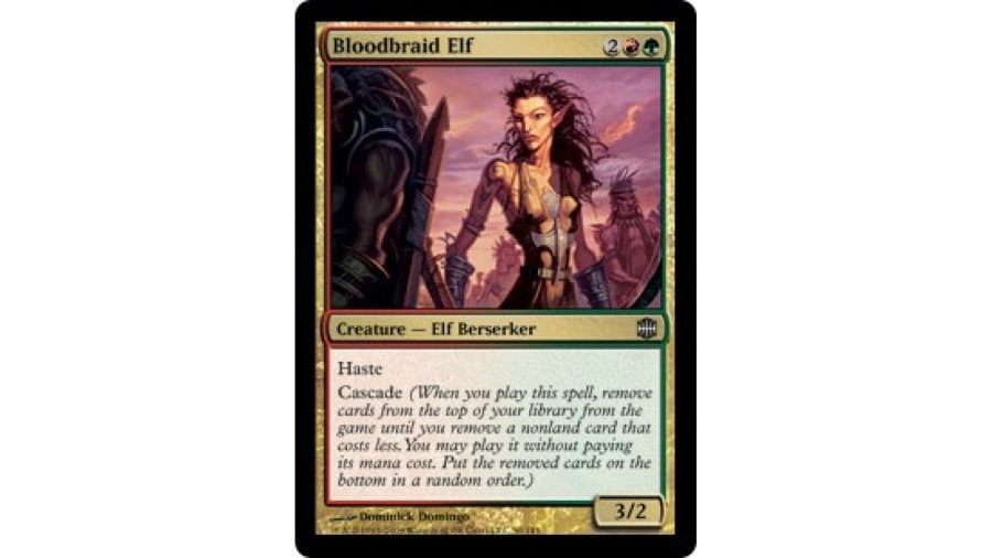 MTG cascade: The Magic card Bloodbraid Elf