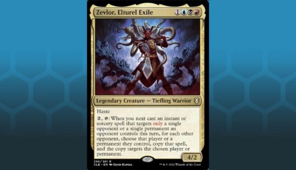 magic the gathering commander legends baldurs gate spoilers error: the card Zevlar, Elturel Exile