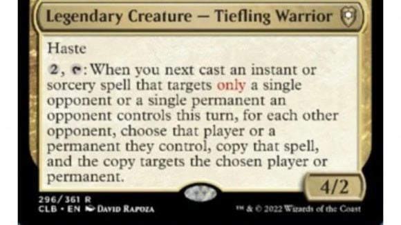 magic the gathering commander legends baldurs gate spoilers error: rules text for the card Zevlar, Elturel Exile