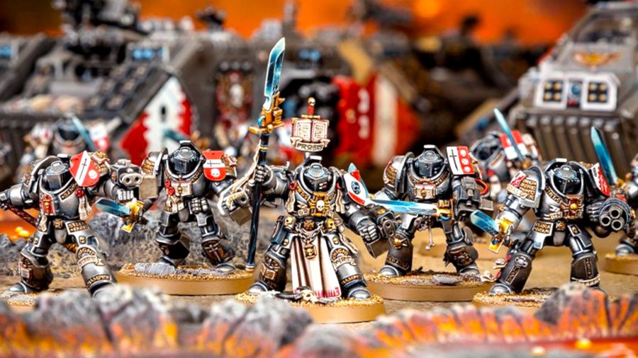 Warhammer 40k Grey Knights guide - Warhammer Community photo showing several Grey Knights Terminator models