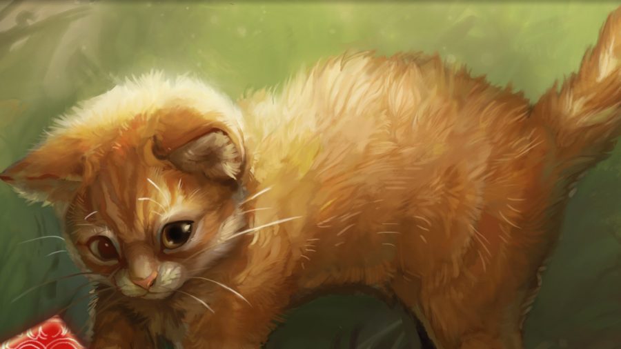 magic the gathering jumpstart: MTG artwork of a ginger kitten