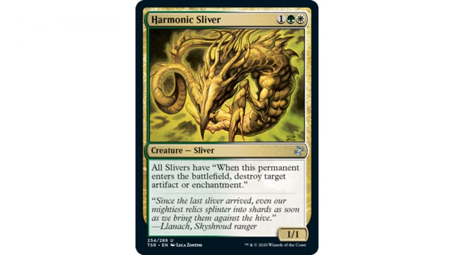 Magic The Gathering slivers - The MTG card harmonic sliver