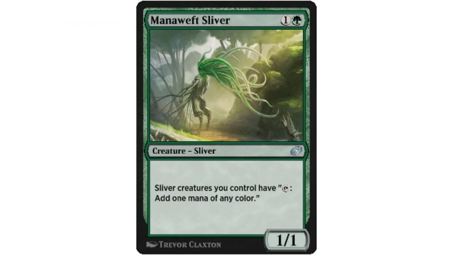 Magic The Gathering slivers - The MTG card manaweft sliver
