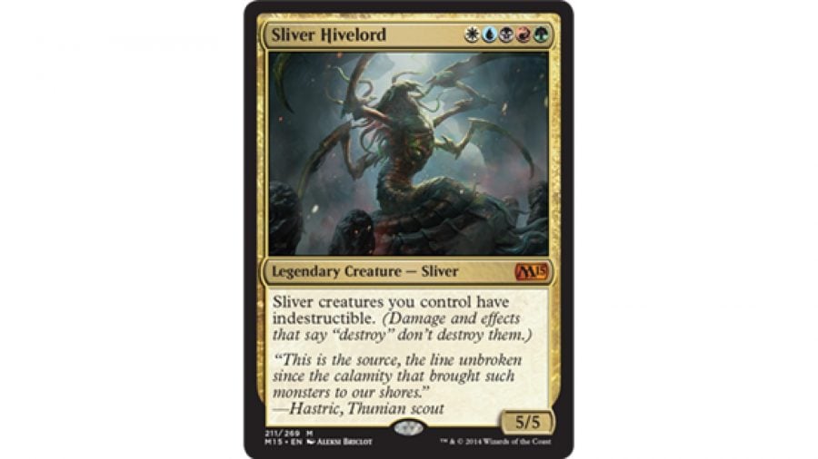 Magic The Gathering slivers - The MTG card sliver hivelord