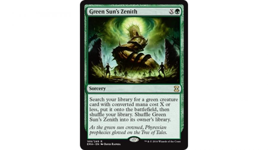 Magic the Gathering tutors - the MTG card Green Sun's Zenith