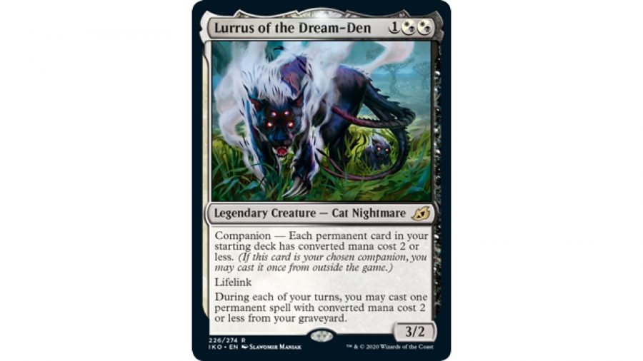 Magic The Gathering Companions - the MTG card Lurrus of the Dream Den