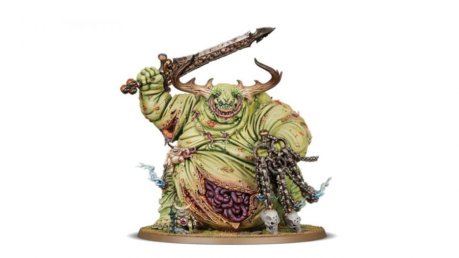 Warhammer 40k Great Unclean One - GW's Greater Daemon of Nurgle mini.