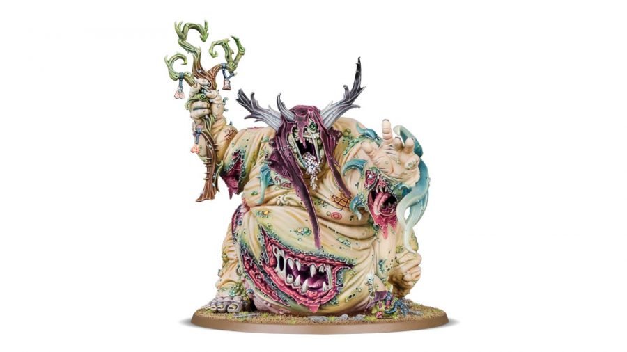 Warhammer 40k Great Unclean One - the Great Unclean One Rotigus miniature.