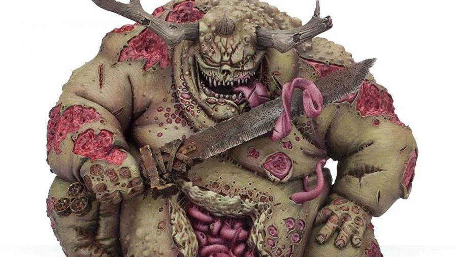 Warhammer 40k Nurgle guide - Games Workshop photo showing the Forge World Great Unclean One model