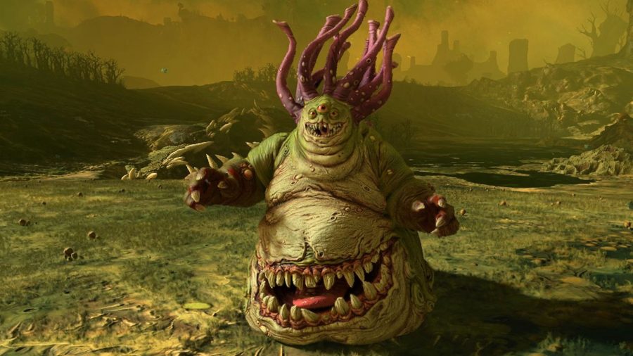 Warhammer 40k Nurgle guide - Games Workshop and Creative Assembly Total War Warhammer 3 screenshot showing a Beast of Nurgle