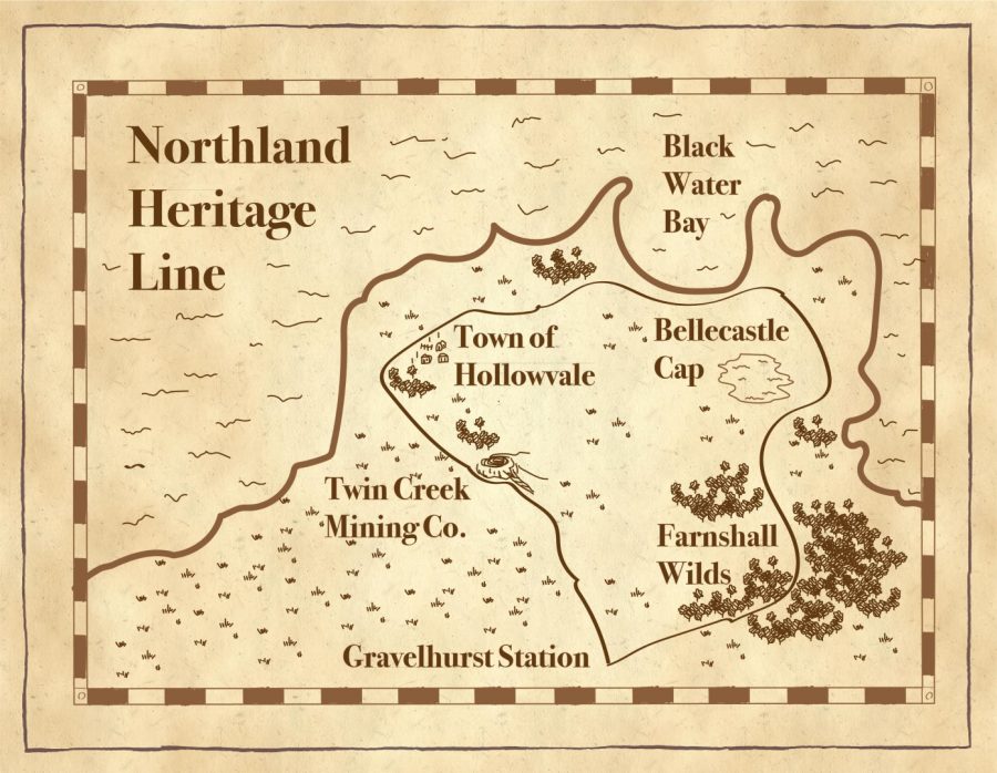 DnD Children of Earte Northern Heritage Line map