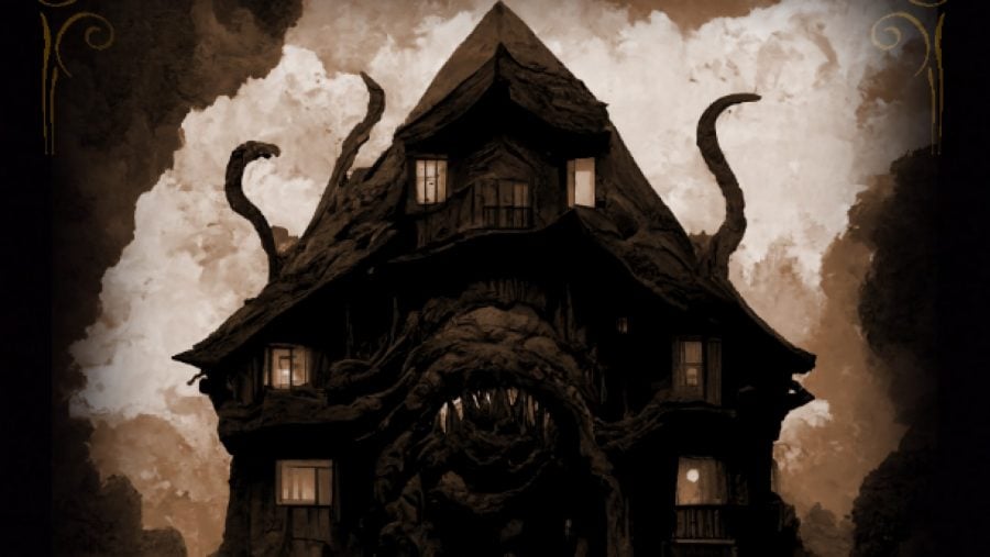 DnD mimic 5e - a giant mimic in the shape of a house.